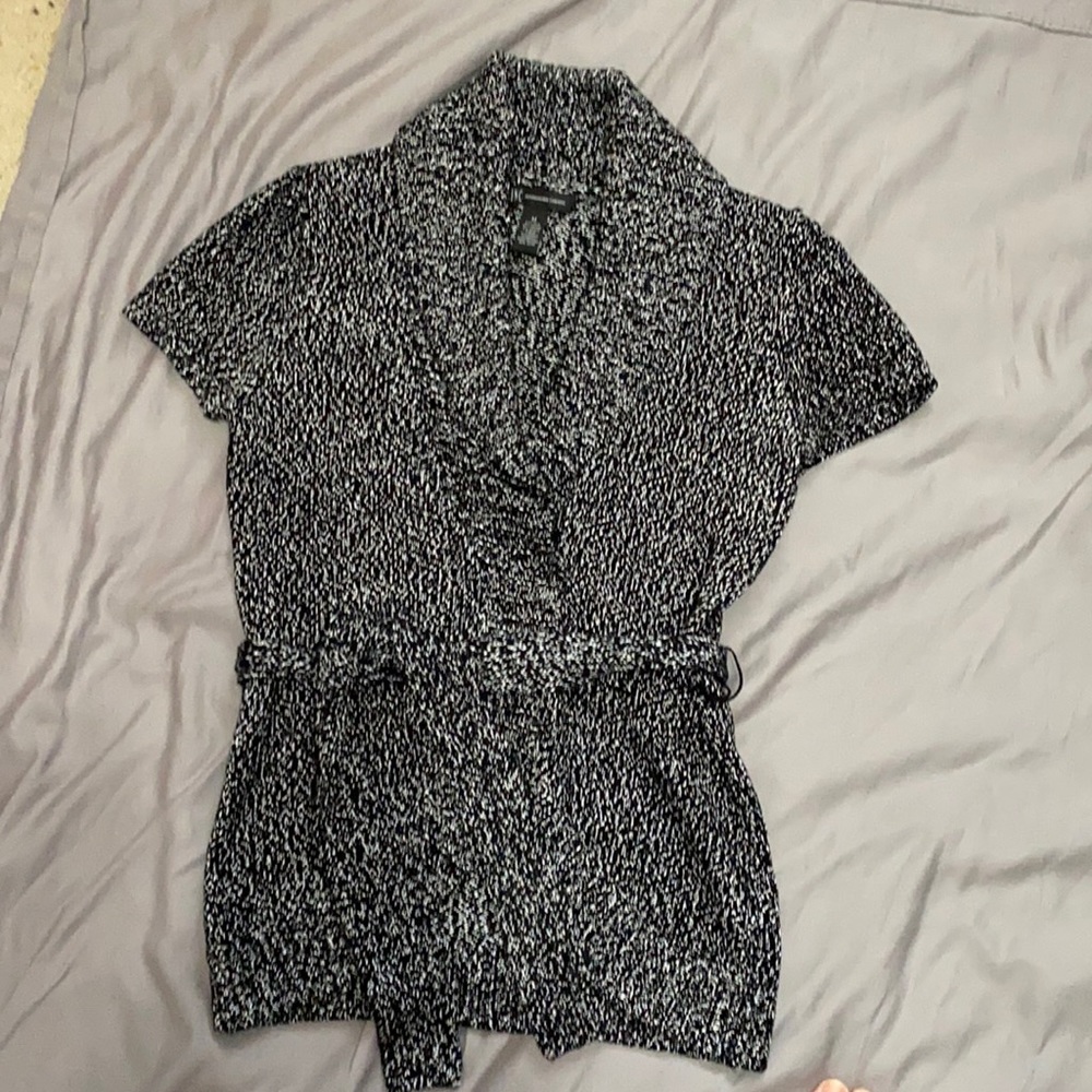 INC Wrap Sweater